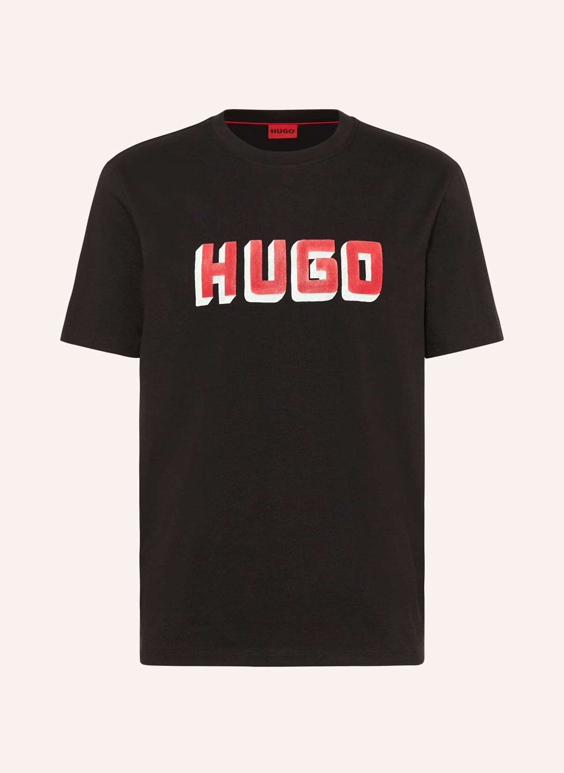 Hugo T-Shirt Daqerio schwarz von HUGO