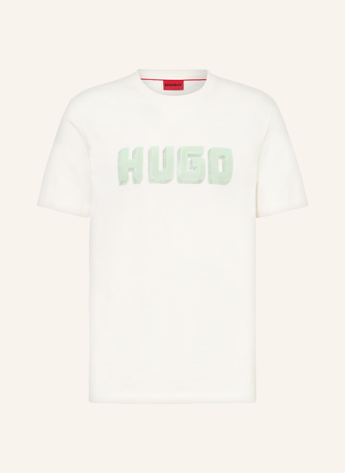 Hugo T-Shirt Daqerio weiss von HUGO