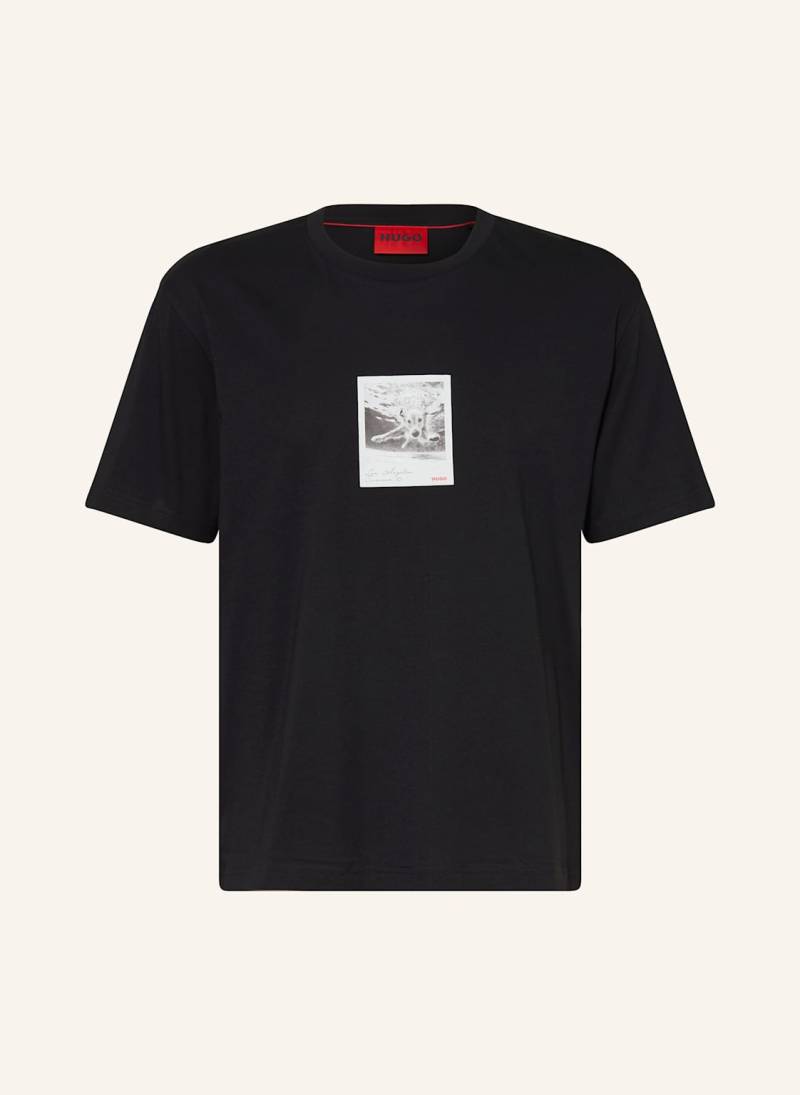 Hugo T-Shirt Darthy schwarz von HUGO