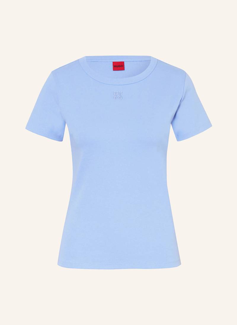 Hugo T-Shirt Deloris blau von HUGO