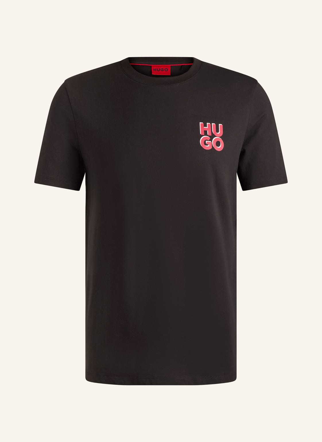 Hugo T-Shirt Dimoniti schwarz von HUGO