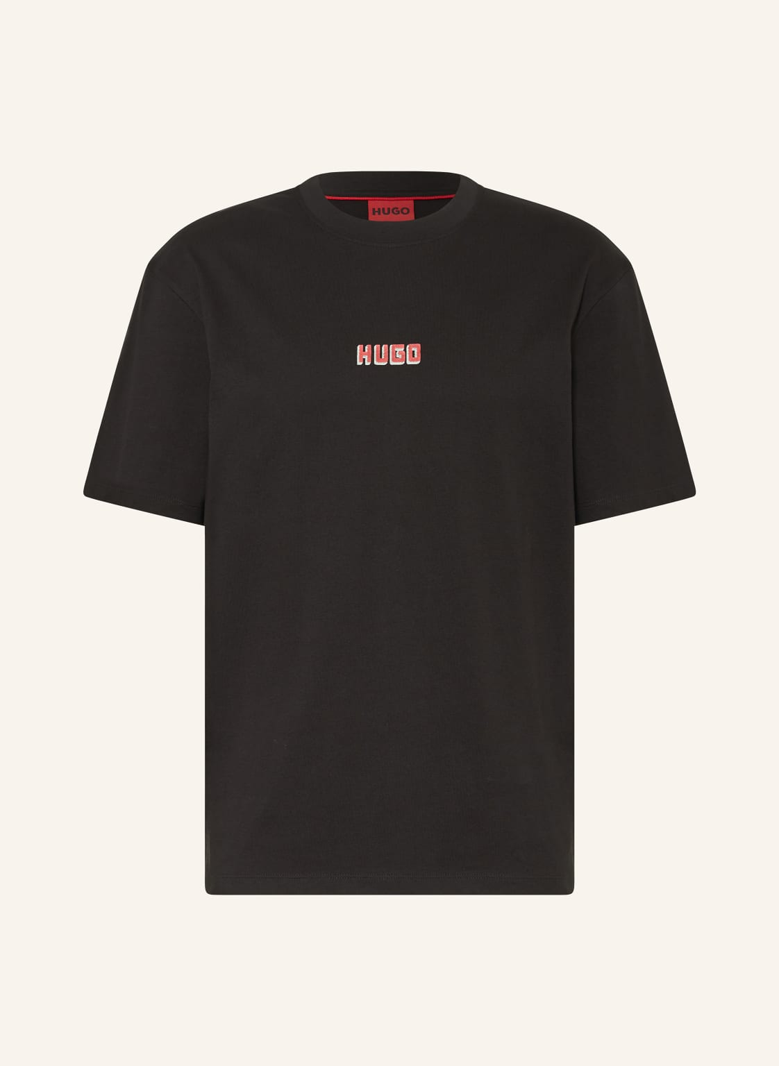 Hugo T-Shirt Diqitee schwarz von HUGO