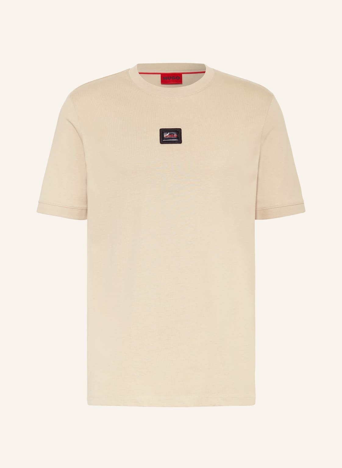 Hugo T-Shirt Diragolino beige von HUGO