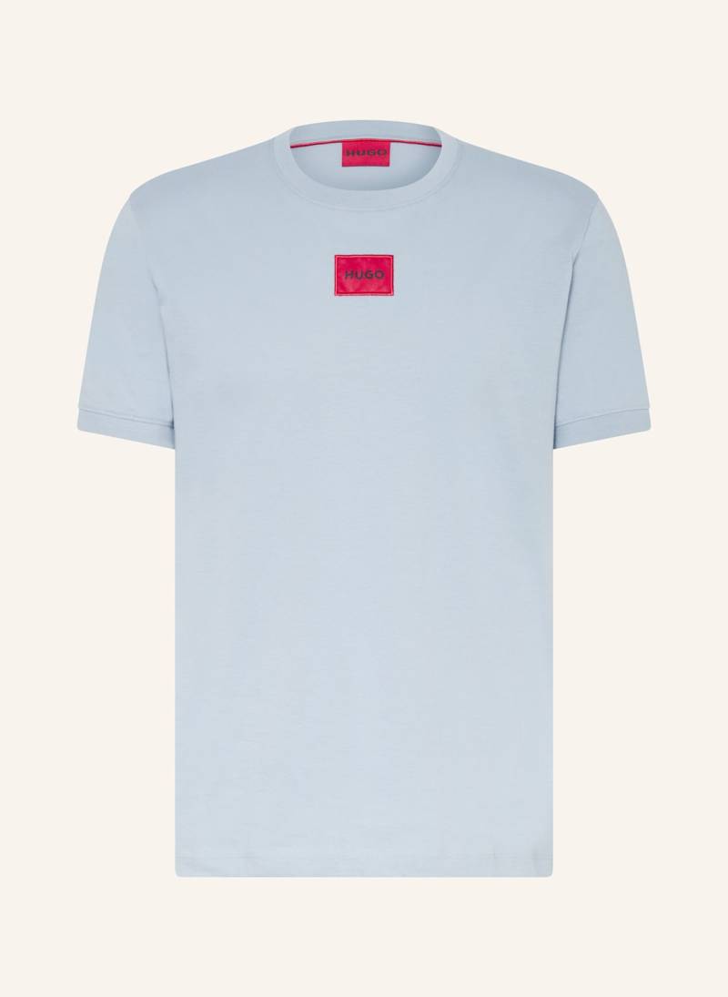 Hugo T-Shirt Diragolino blau von HUGO