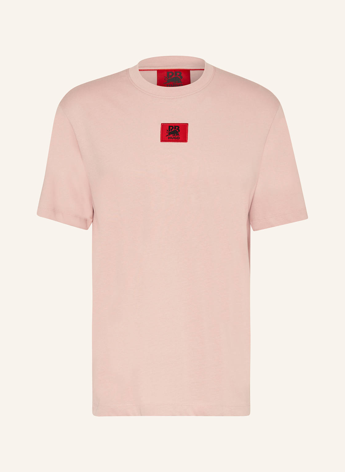 Hugo T-Shirt Drambok rosa von HUGO