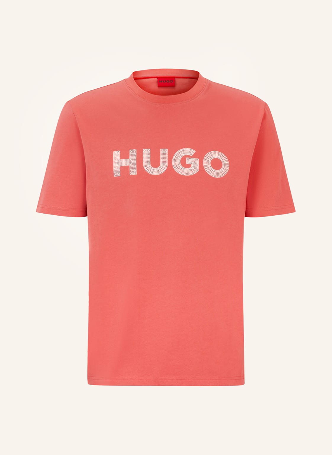 Hugo T-Shirt Drochet rot von HUGO