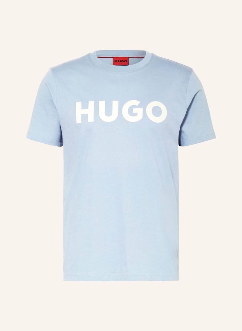 Hugo T-Shirt Dulivio blau von HUGO