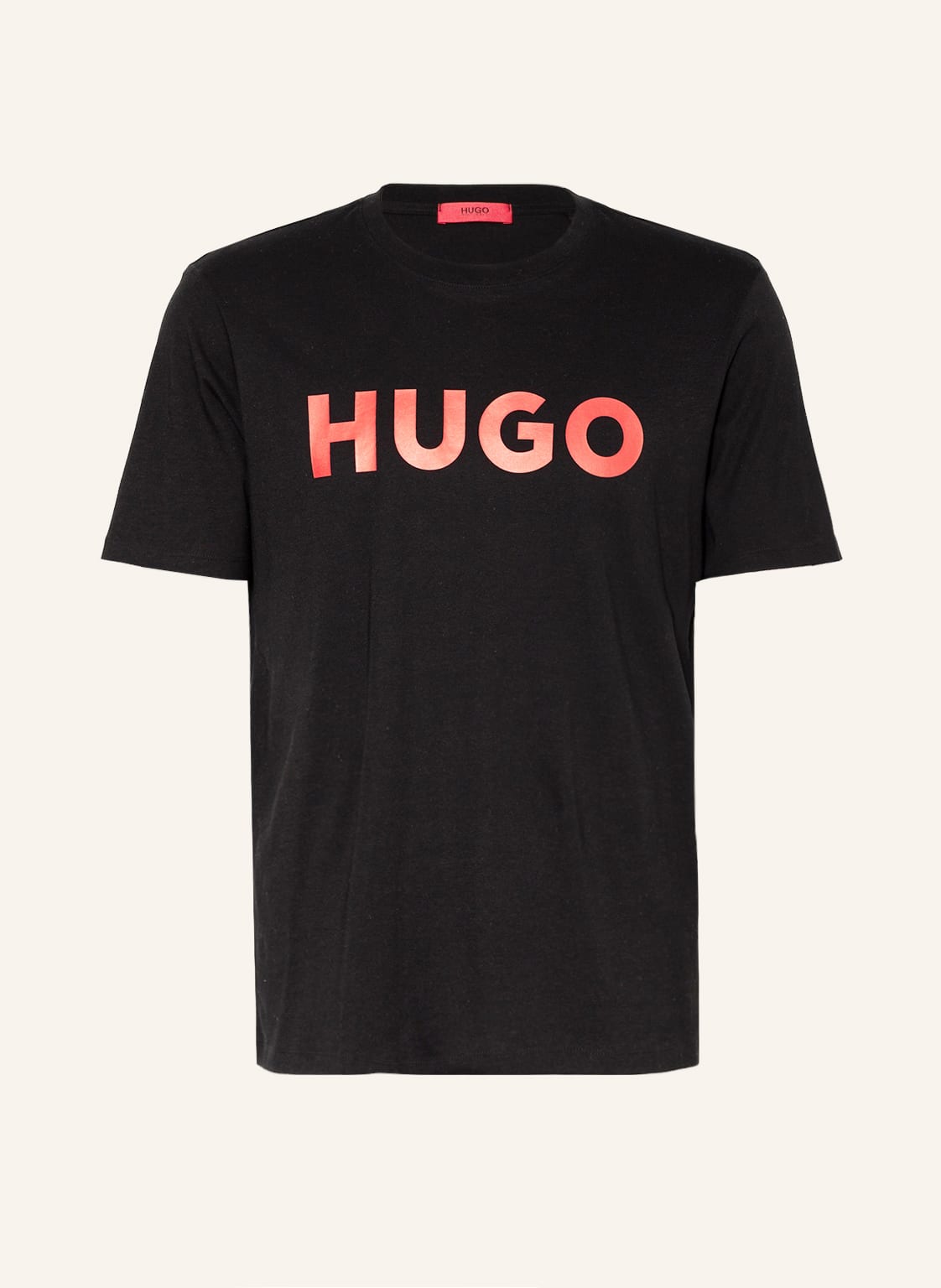 Hugo T-Shirt Dulivio schwarz von HUGO