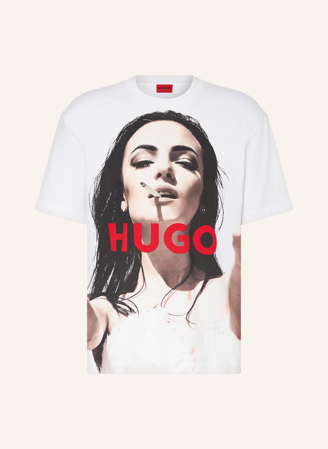 Hugo T-Shirt Duwedie weiss von HUGO