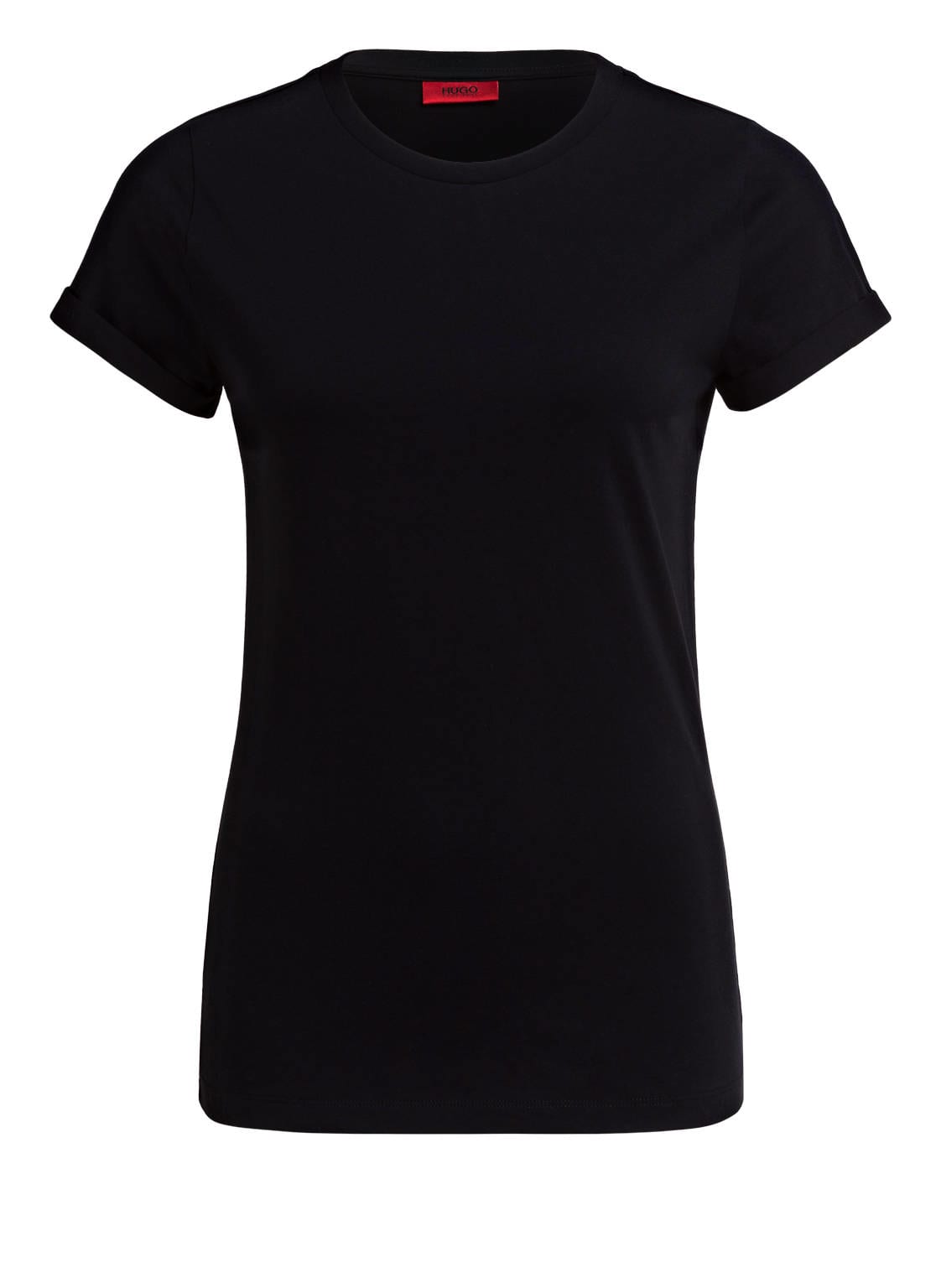 Hugo T-Shirt The Plain schwarz von HUGO