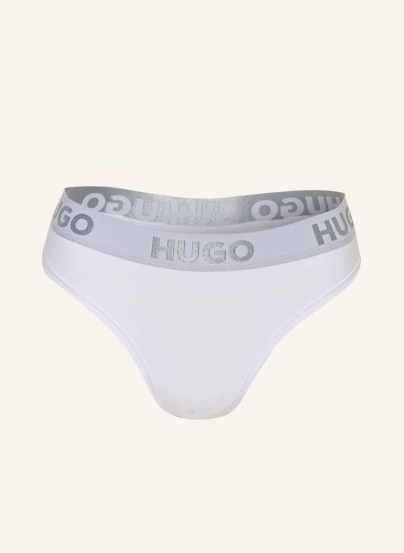 Hugo Taillenstring Sporty Logo weiss von HUGO