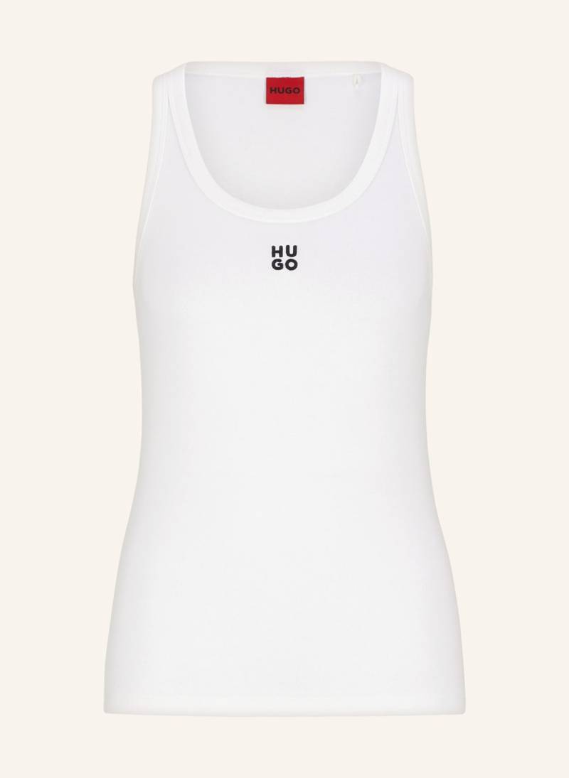 Hugo Tanktop Datamia weiss von HUGO