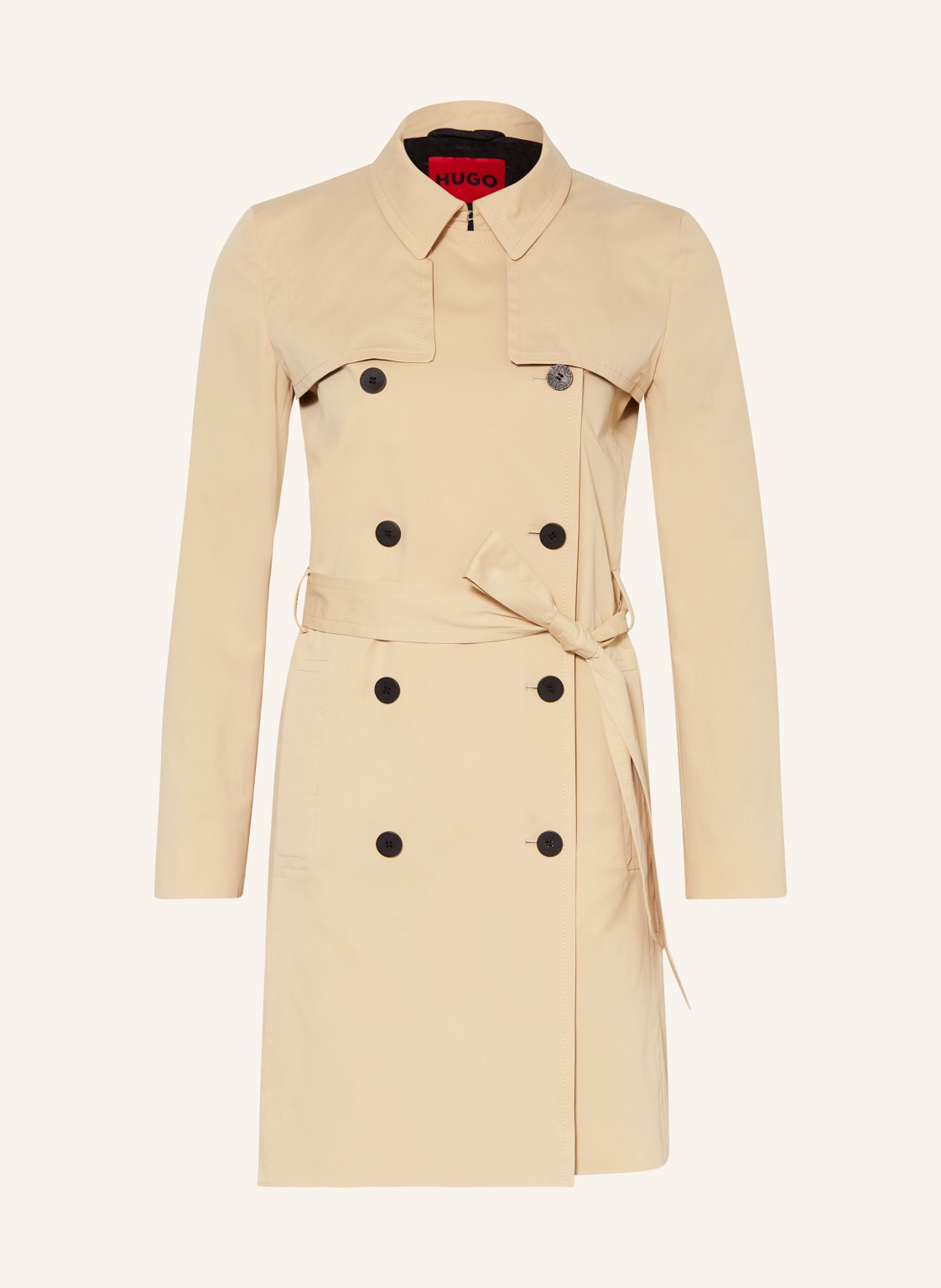 Hugo Trenchcoat Makaras beige von HUGO