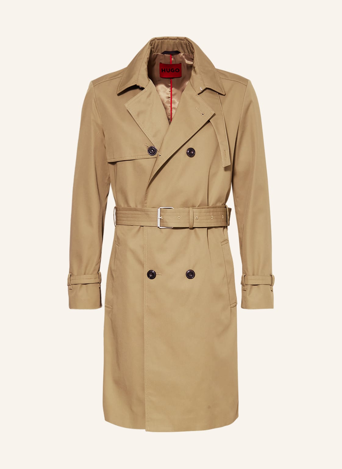 Hugo Trenchcoat Maluks beige von HUGO