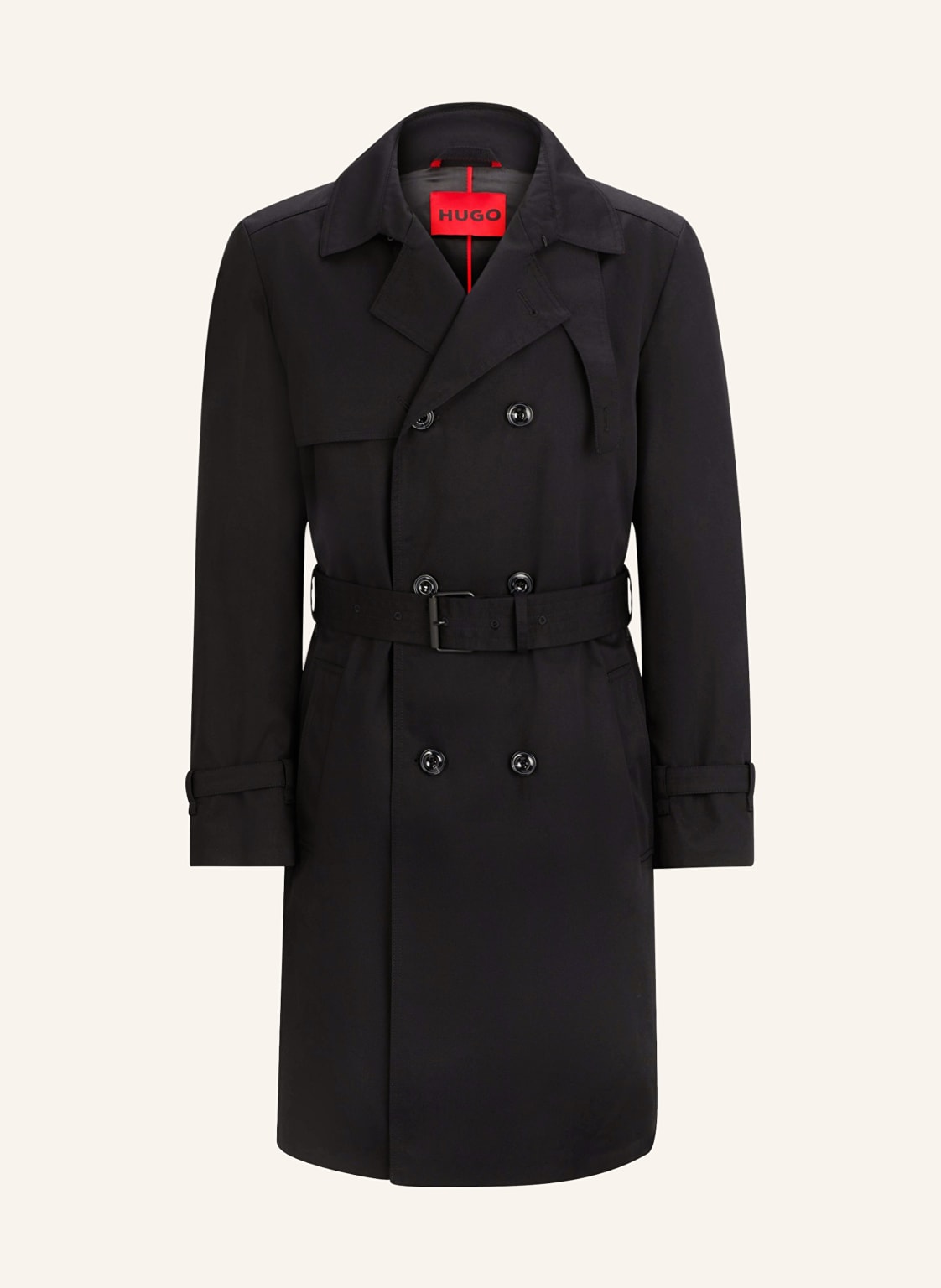 Hugo Trenchcoat Maluks schwarz Hugo Trenchcoat Maluks schwarz von HUGO