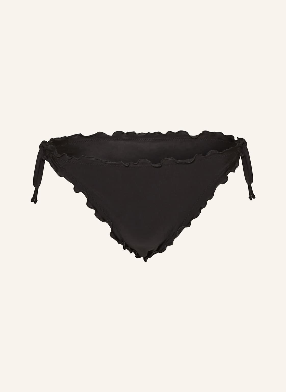 Hugo Triangel-Bikini-Hose Ruffle schwarz von HUGO