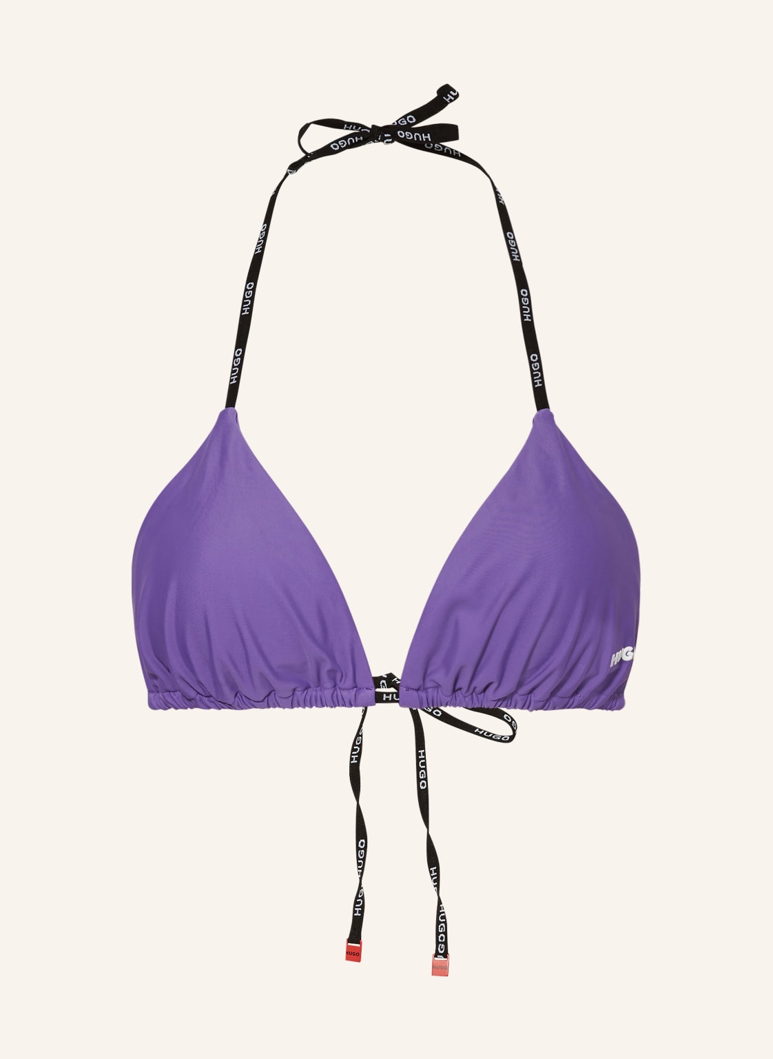 Hugo Triangel-Bikini-Top Pure lila von HUGO