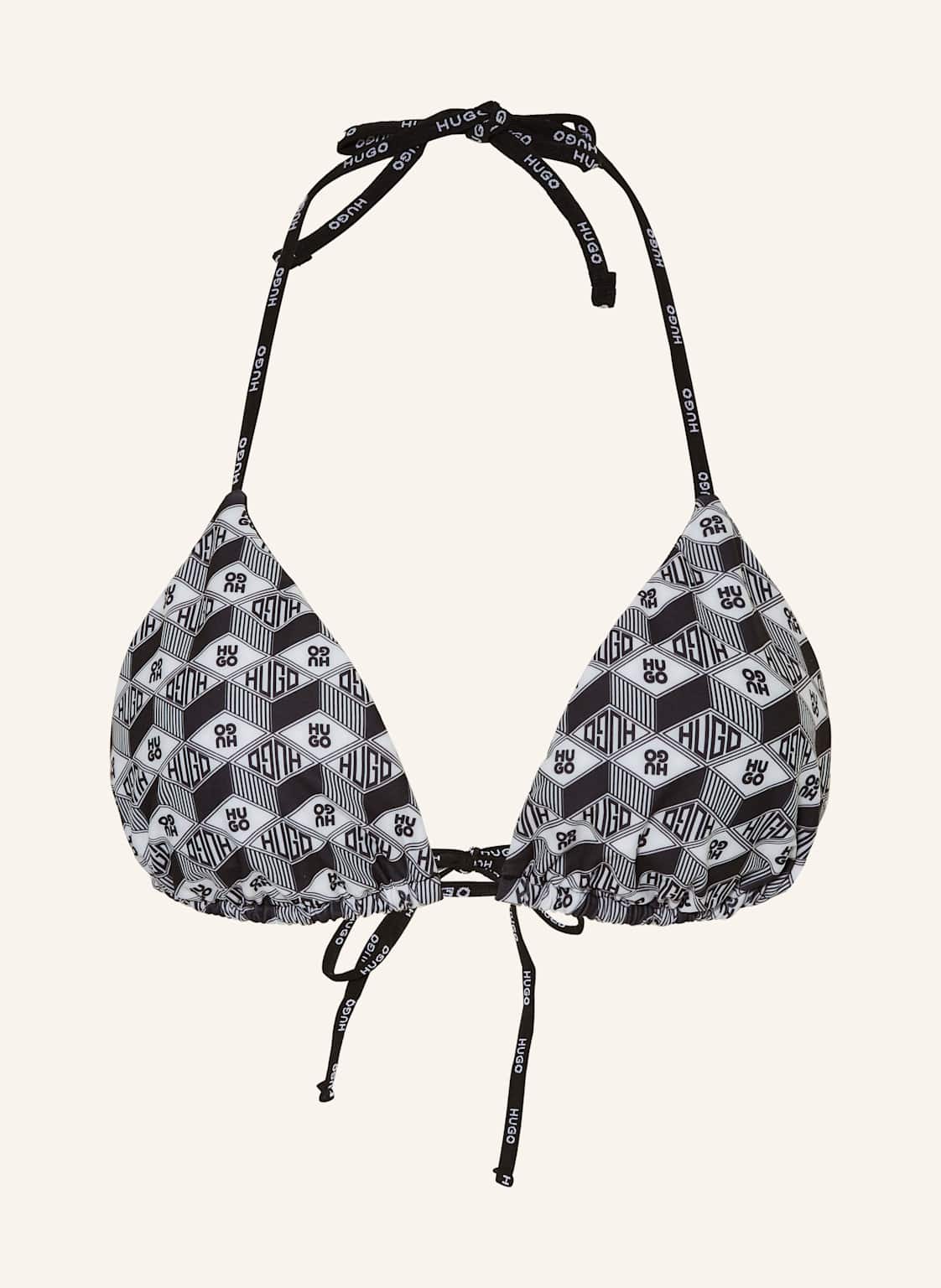 Hugo Triangel-Bikini-Top Pure schwarz Hugo Triangel-Bikini-Top Pure schwarz von HUGO