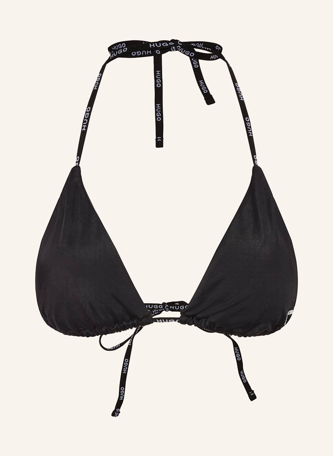 Hugo Triangel-Bikini-Top Pure schwarz Hugo Triangel-Bikini-Top Pure schwarz von HUGO