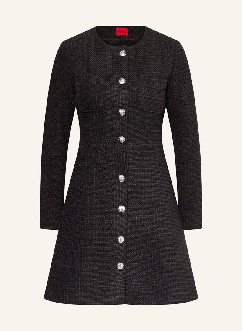 Hugo Tweed-Kleid Karema schwarz Hugo Tweed-Kleid Karema schwarz von HUGO