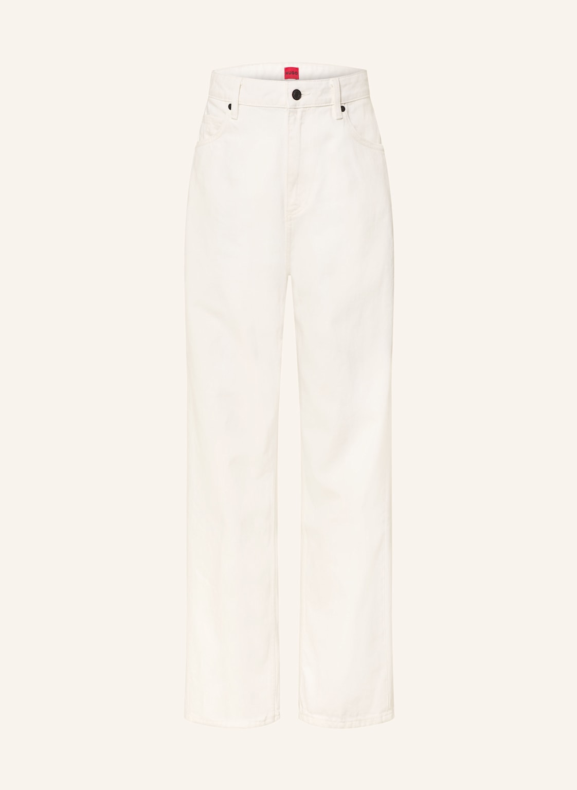 Hugo Wide Leg Jeans Gisanna beige Hugo Wide Leg Jeans Gisanna beige von HUGO