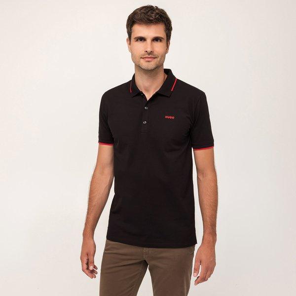 Poloshirt, Kurzarm Herren Black L von HUGO