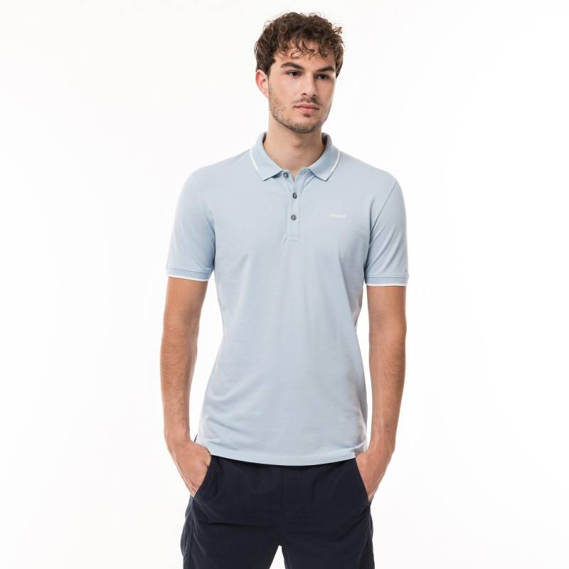 Poloshirt, Kurzarm Herren Hellblau L von HUGO