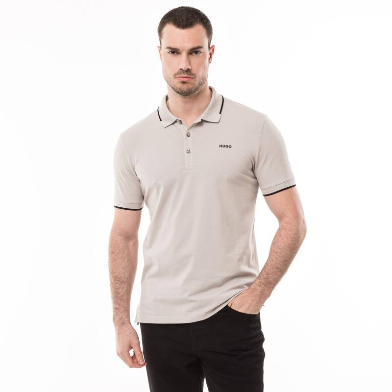 Poloshirt, Kurzarm Herren Hellgrau L von HUGO