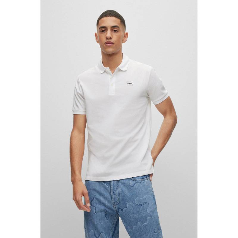 Poloshirt, Kurzarm Herren Offwhite M von HUGO