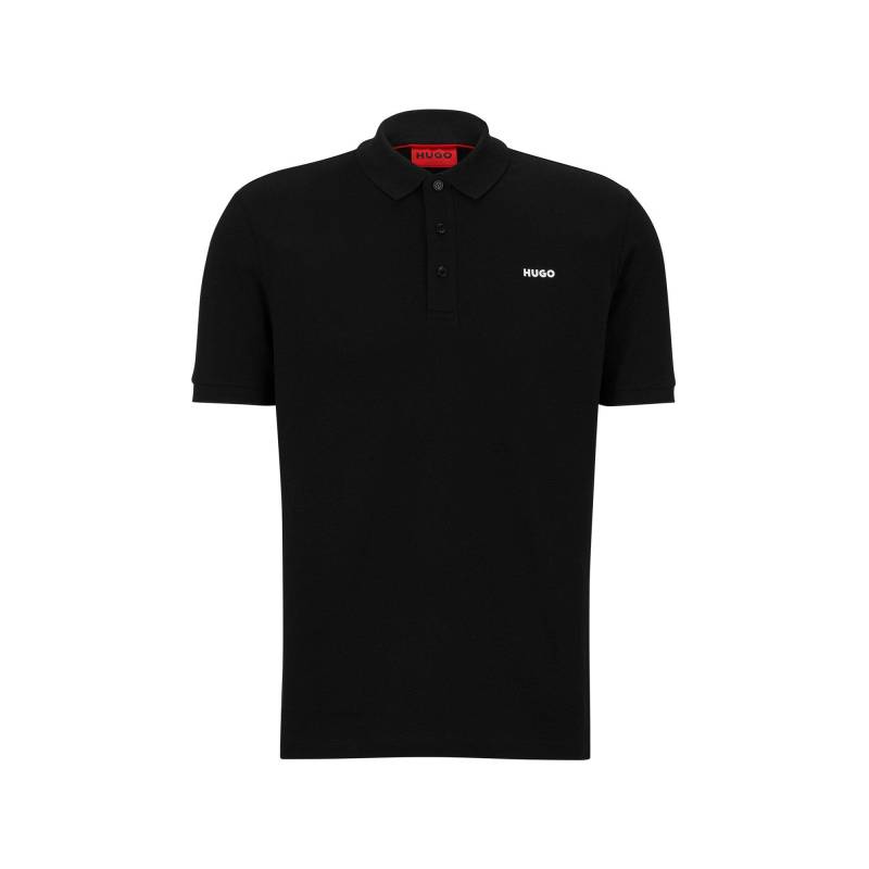 Poloshirt, Kurzarm Herren Schwarz L von HUGO