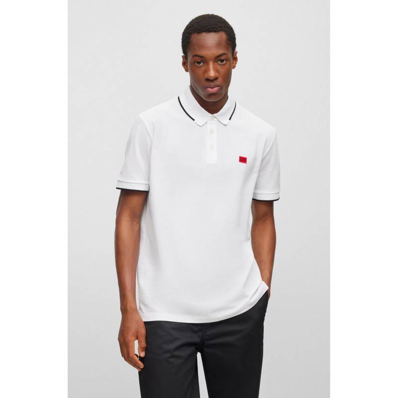 Poloshirt, Kurzarm Herren Weiss  XL von HUGO