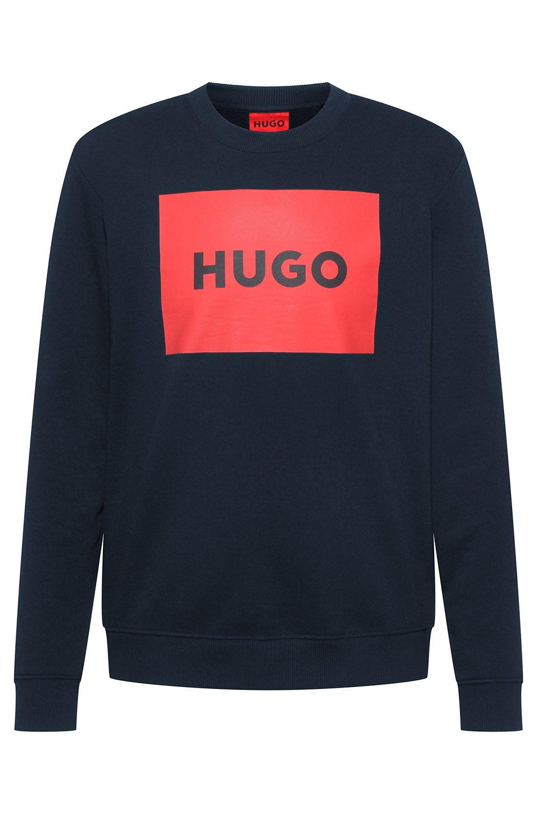 Sweatshirt Bequem Sitzend-duragol222 Herren Blau L von HUGO