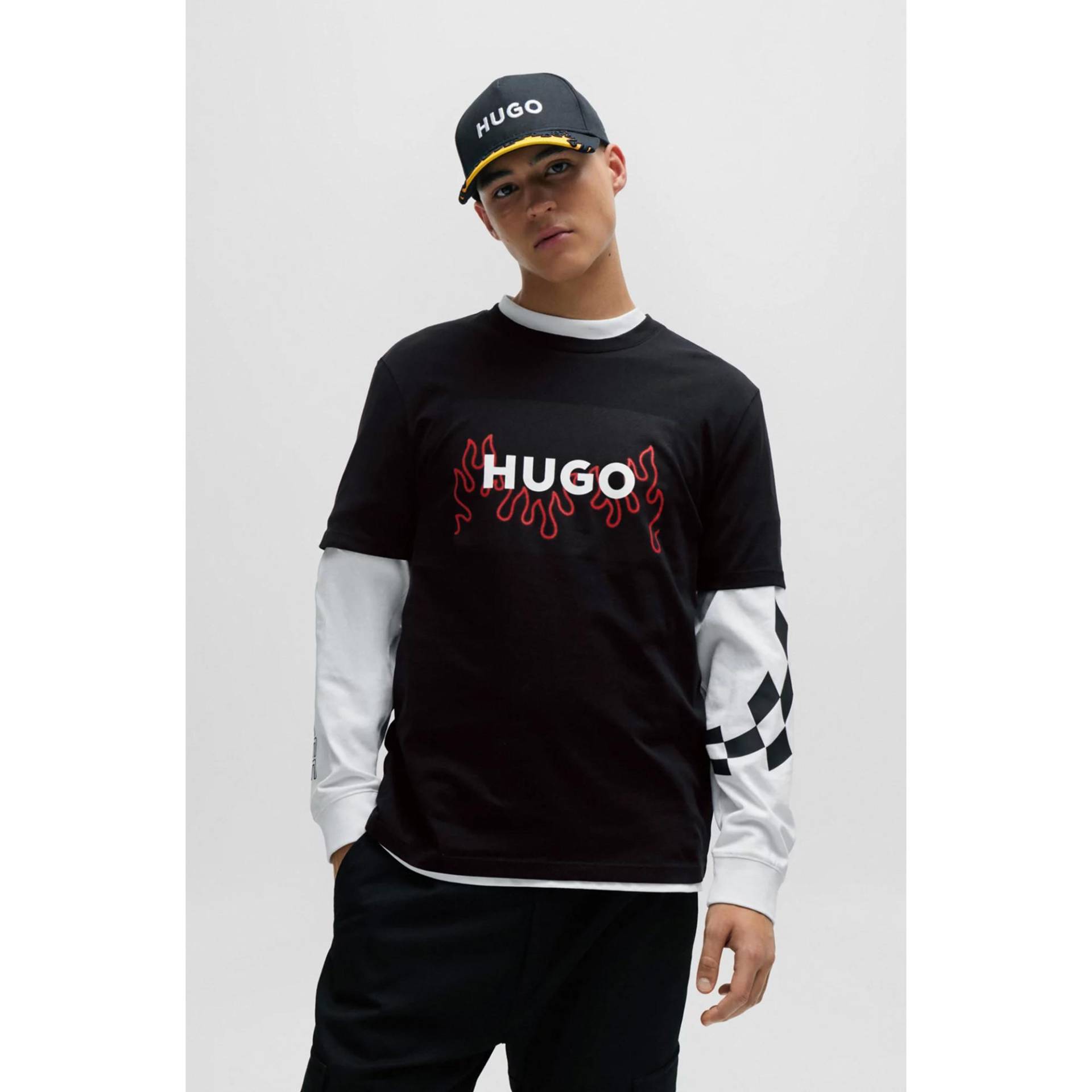 T-shirt Herren Black M von HUGO