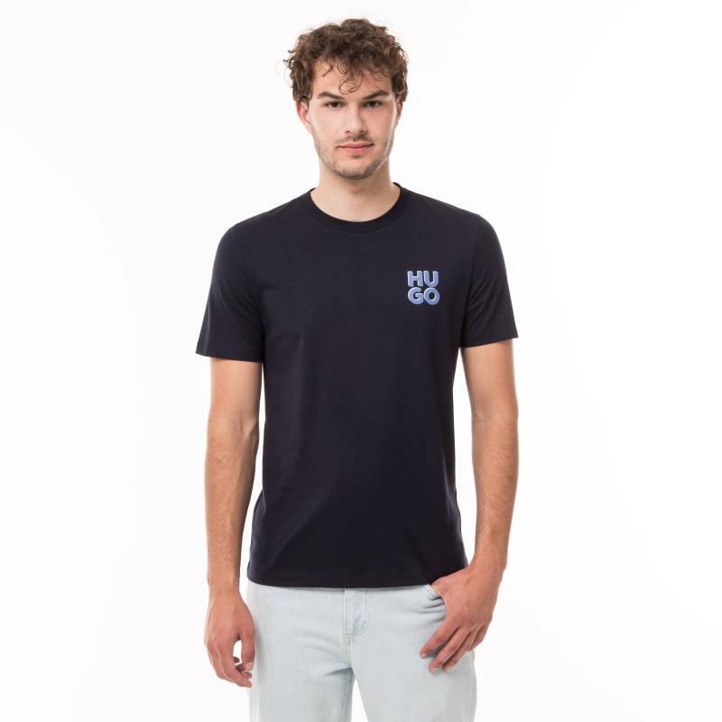 T-shirt Herren Marine L von HUGO