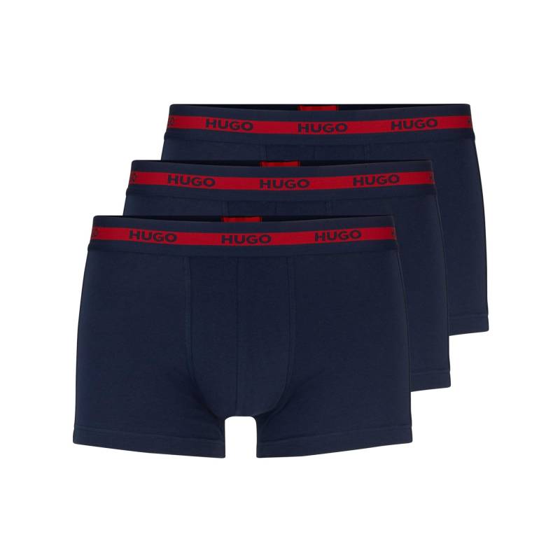 Triopack, Pantys Herren Dunkelblau XXL von HUGO