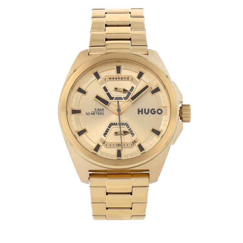 Uhr Hugo Expose 1530243 Goldfarben von HUGO