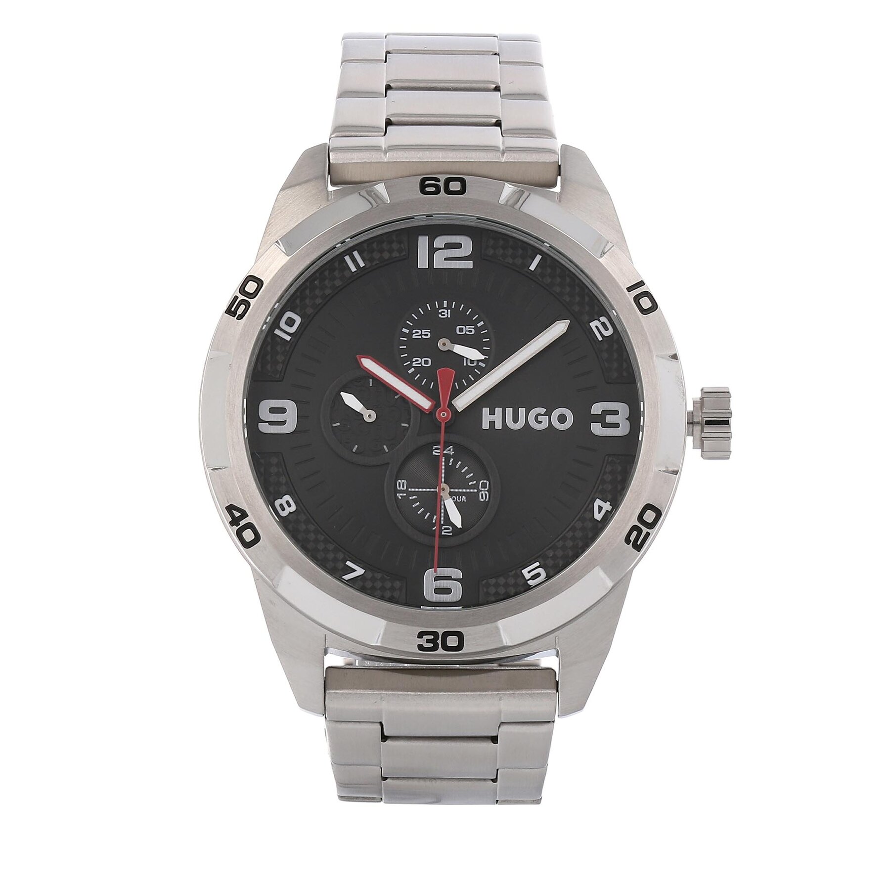 Uhr Hugo Grip 1530276 Silberfarben von HUGO