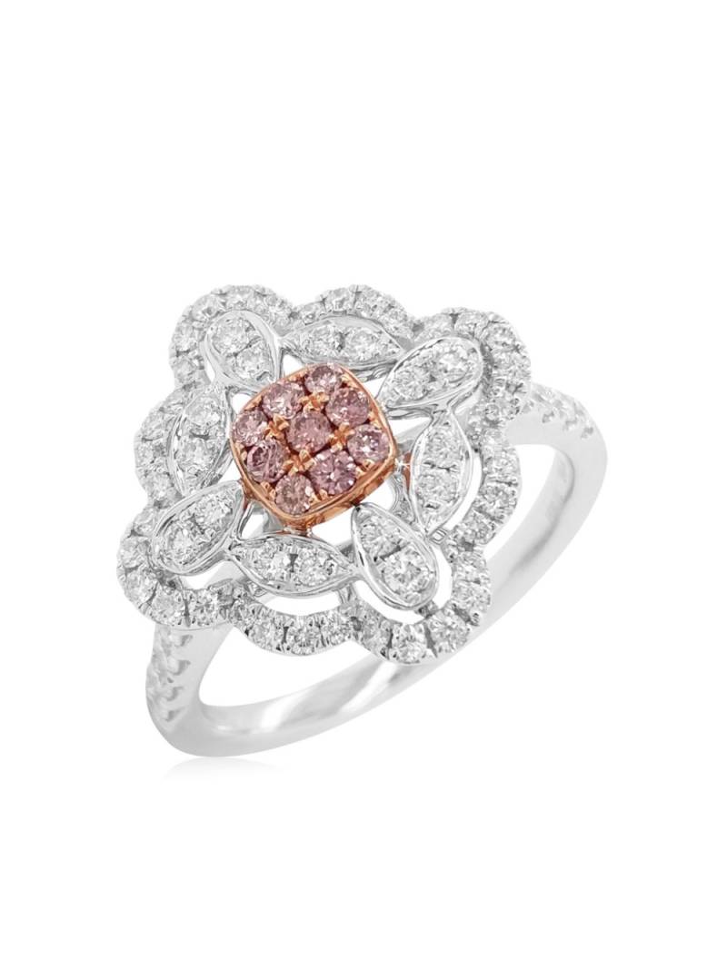 HYT Jewelry 18kt rose gold and platinum diamond ring - Silver von HYT Jewelry