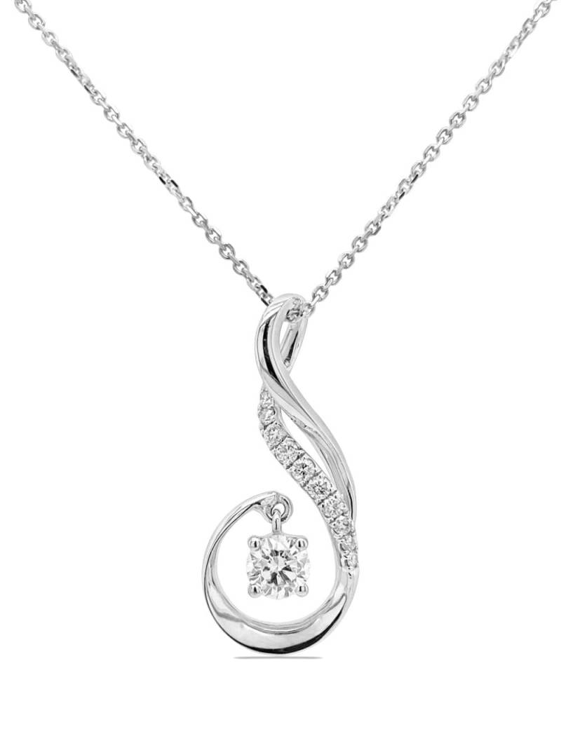 HYT Jewelry 18kt white gold diamond pendant necklace - Silver von HYT Jewelry