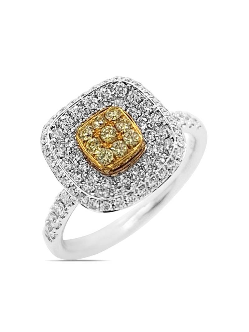 HYT Jewelry platinum diamond ring - Silver von HYT Jewelry