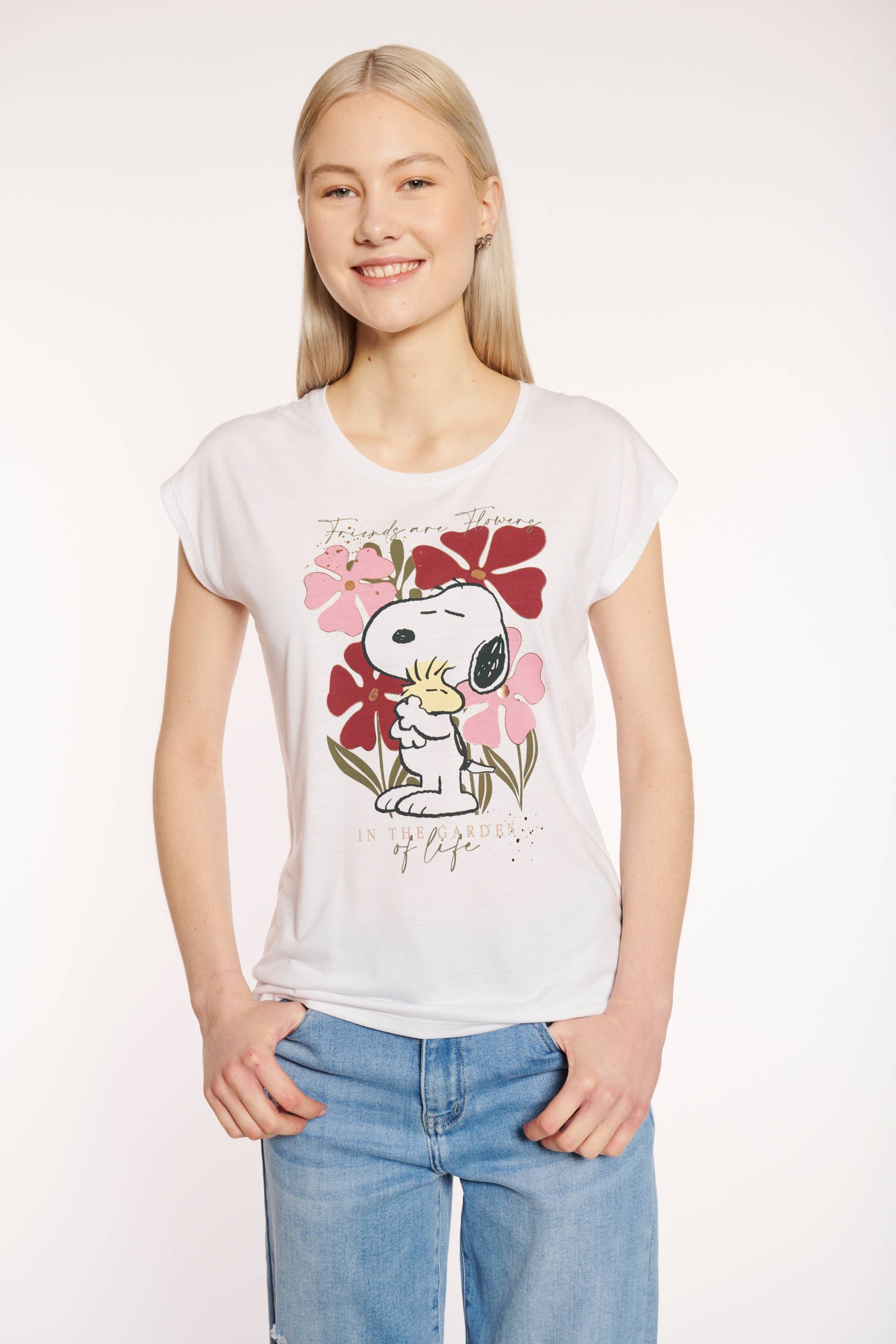 HaILY’S T-Shirt »SS P TP Pe44ony«, mit Snoopy Print von HaILY’S