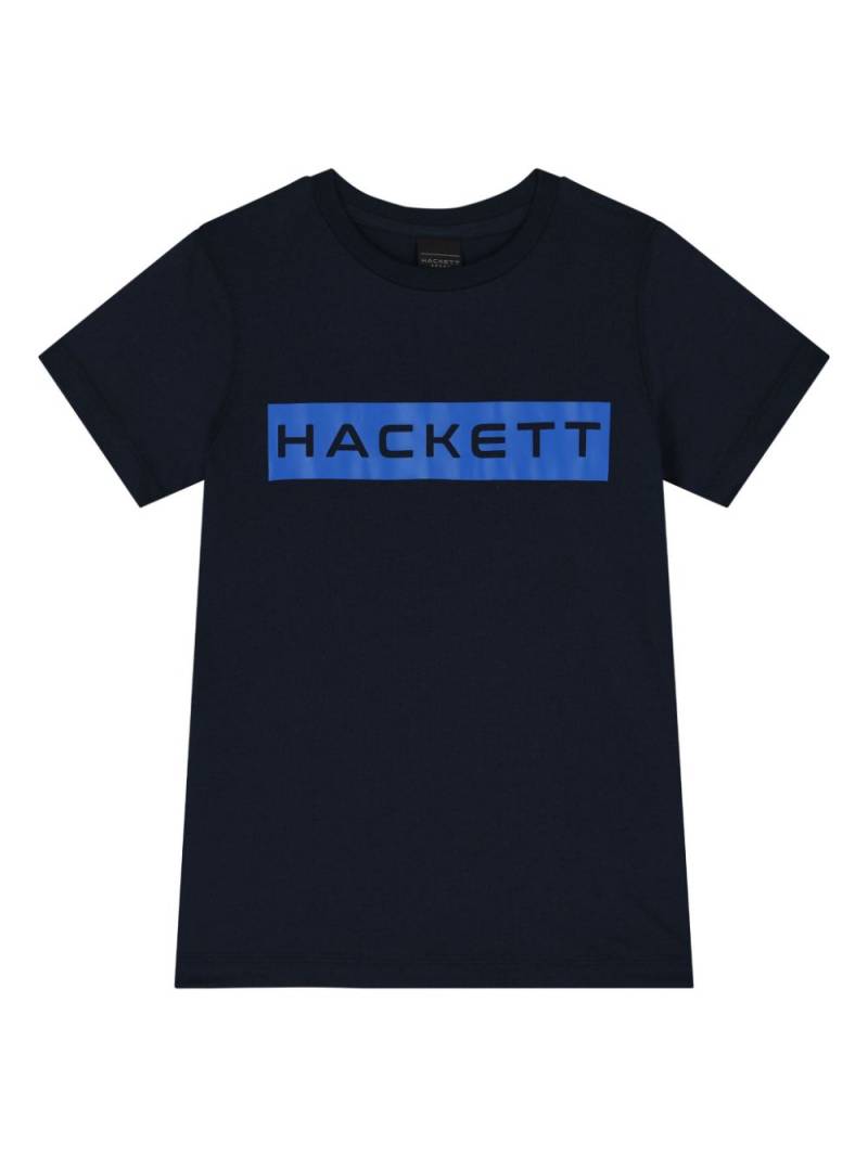 Hackett Kids logo-print T-shirt - Blue von Hackett Kids