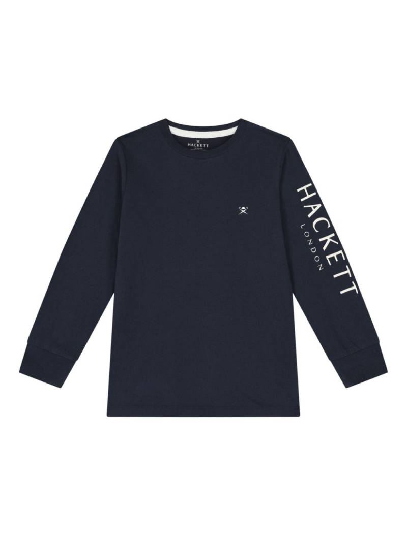 Hackett Kids logo-print T-shirt - Blue von Hackett Kids