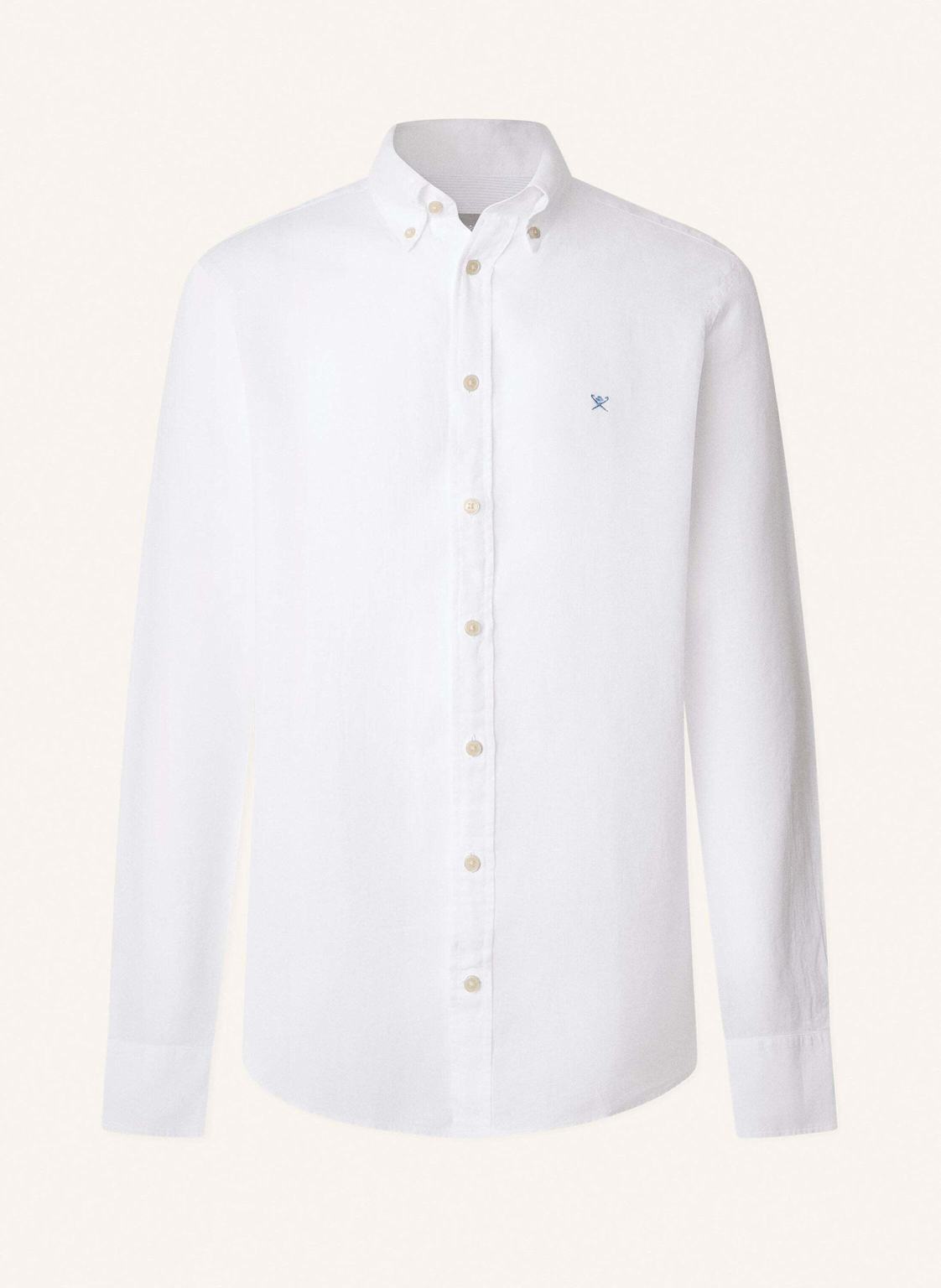 Hackett London Freizeithemd Ess Gmd Linen Brpt weiss von Hackett London