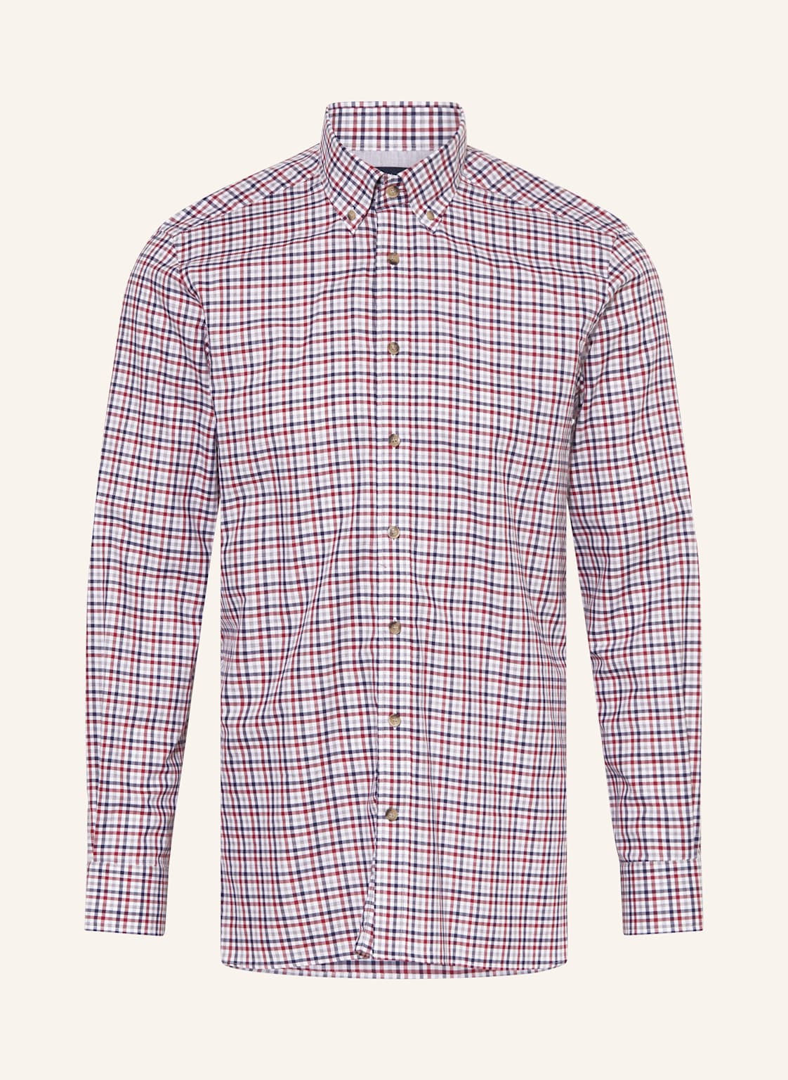 Hackett London Hemd Gingham Tailored Fit rot von Hackett London