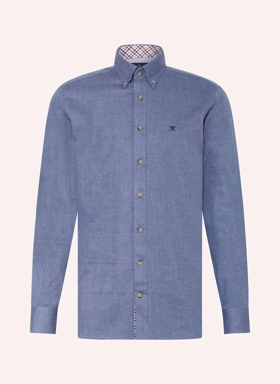 Hackett London Hemd Tailored Fit blau von Hackett London