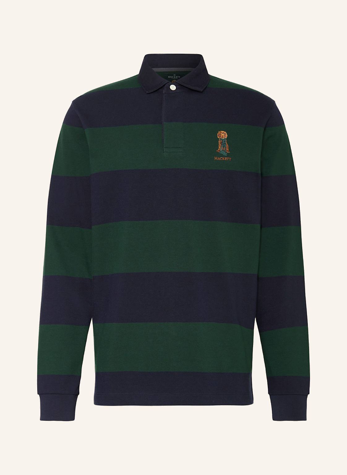 Hackett London Jersey-Poloshirt Harry blau von Hackett London