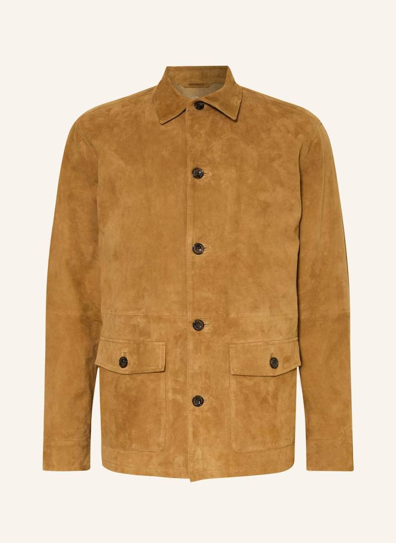 Hackett London Lederjacke beige von Hackett London