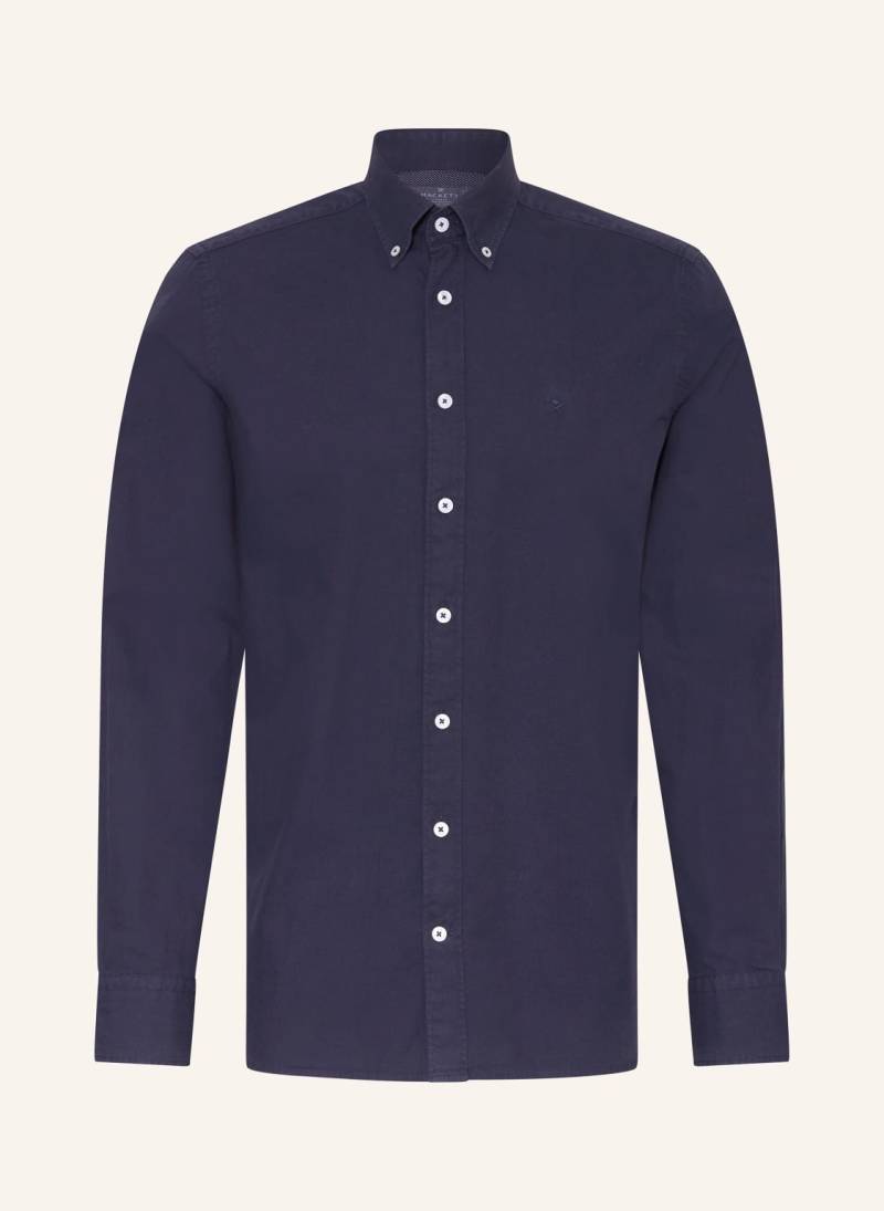 Hackett London Oxfordhemd Slim Fit blau von Hackett London