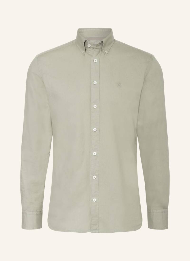 Hackett London Oxfordhemd Slim Fit gruen von Hackett London